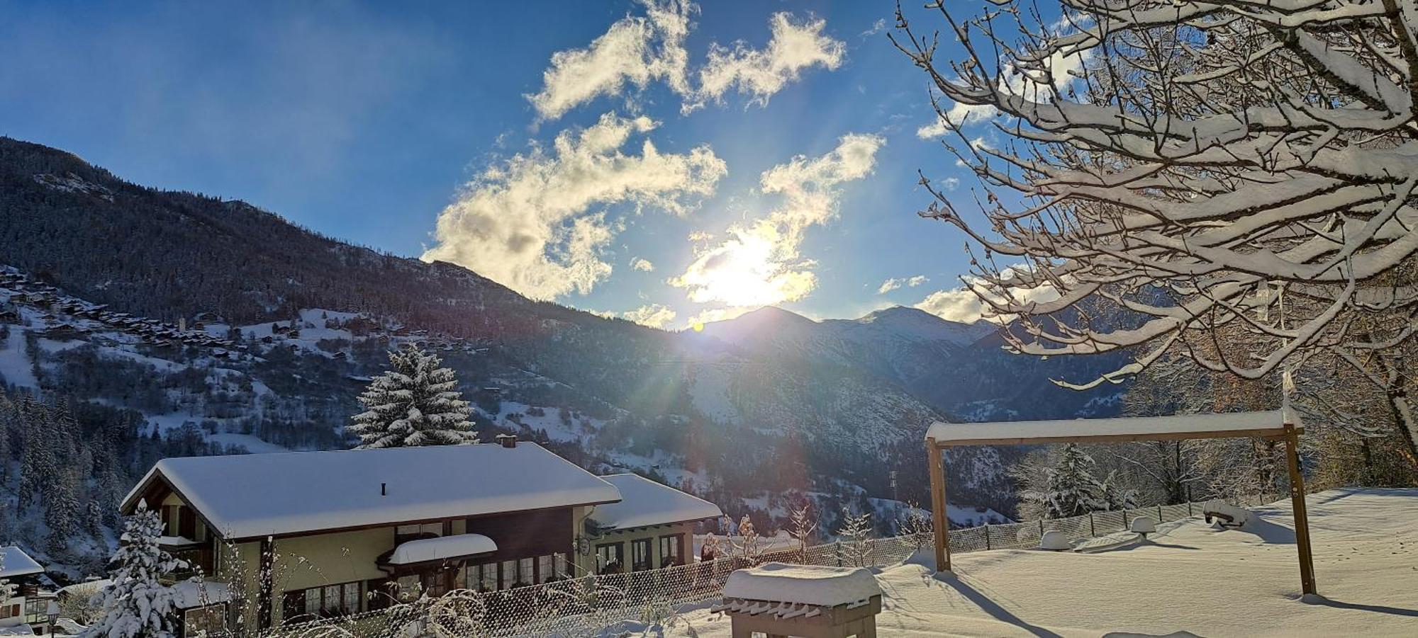 B&B Chalet Rustica Inden, Leukerbad Eksteriør billede
