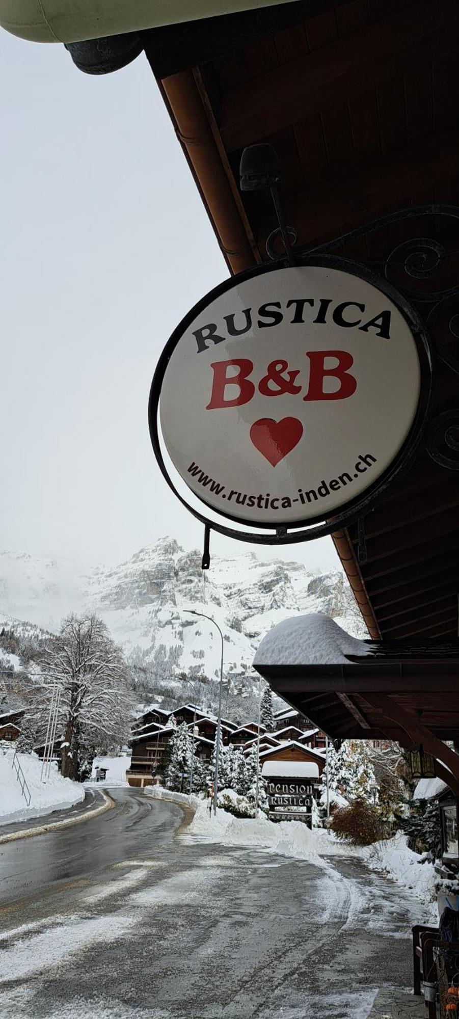 B&B Chalet Rustica Inden, Leukerbad Eksteriør billede